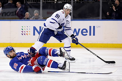 NHL: Toronto Maple Leafs at New York Rangers