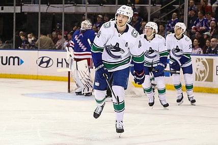 NHL: Vancouver Canucks at New York Rangers