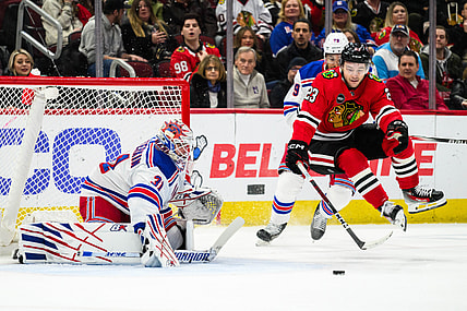 NHL: New York Rangers at Chicago Blackhawks