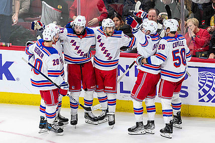 NHL: New York Rangers at Chicago Blackhawks