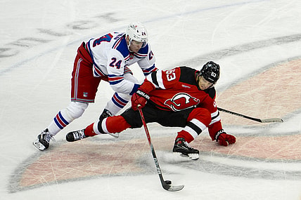 NHL: New York Rangers at New Jersey Devils