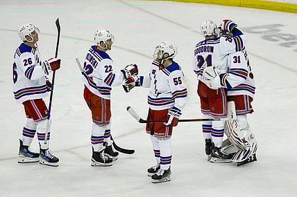 NHL: New York Rangers at New Jersey Devils