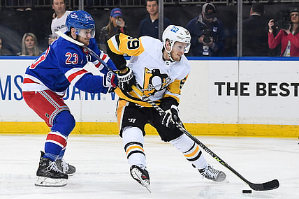 NHL: Stanley Cup Playoffs-Pittsburgh Penguins at New York Rangers