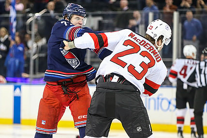 NHL: New Jersey Devils at New York Rangers