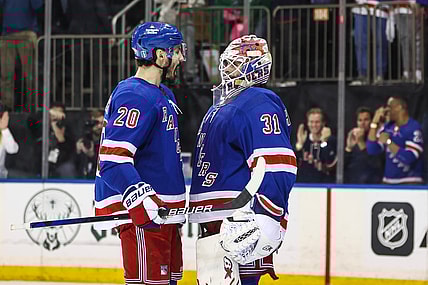 NHL: Stanley Cup Playoffs-Carolina Hurricanes at New York Rangers
