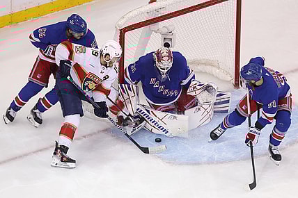 NHL: Stanley Cup Playoffs-Florida Panthers at New York Rangers