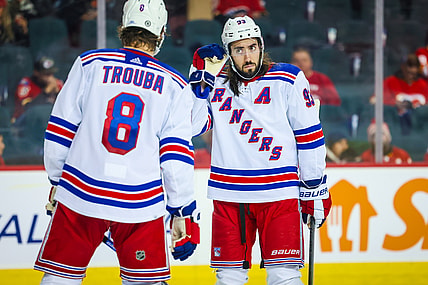 NHL: New York Rangers at Calgary Flames