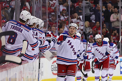NHL: Stanley Cup Playoffs-New York Rangers at New Jersey Devils