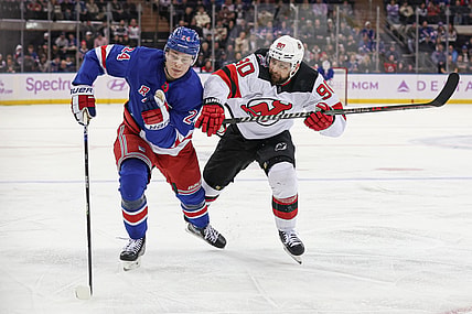 NHL: New Jersey Devils at New York Rangers