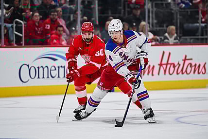 NHL: New York Rangers at Detroit Red Wings