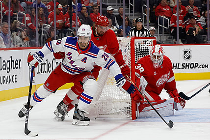 NHL: New York Rangers at Detroit Red Wings