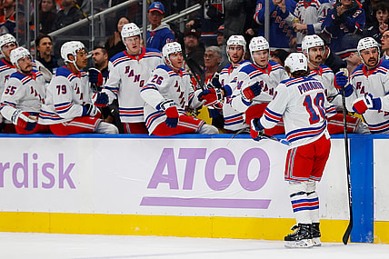 NHL: New York Rangers at Edmonton Oilers
