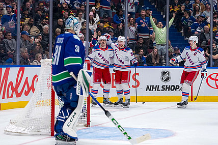 NHL: New York Rangers at Vancouver Canucks