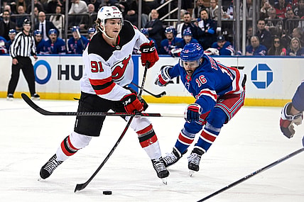 NHL: New Jersey Devils at New York Rangers