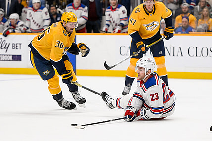 NHL: New York Rangers at Nashville Predators