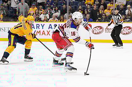 NHL: New York Rangers at Nashville Predators