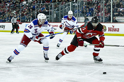 NHL: New York Rangers at New Jersey Devils