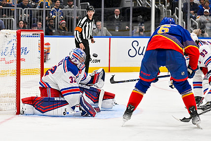 NHL: New York Rangers at St. Louis Blues
