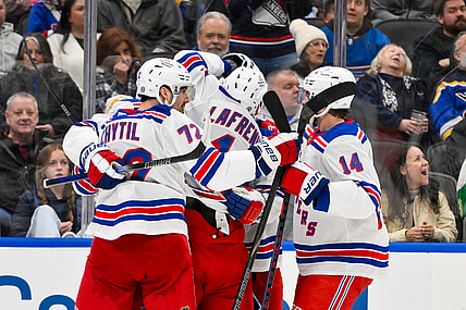 NHL: New York Rangers at St. Louis Blues