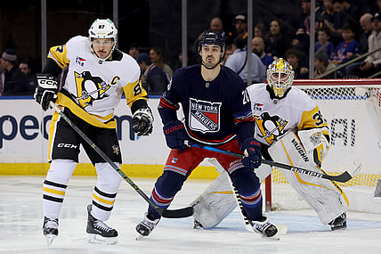 NHL: Pittsburgh Penguins at New York Rangers