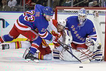 NHL: Calgary Flames at New York Rangers