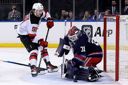 NHL: New Jersey Devils at New York Rangers