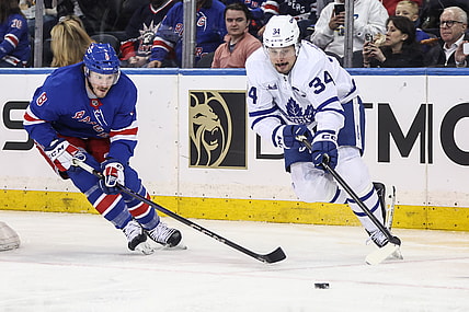 NHL: Toronto Maple Leafs at New York Rangers
