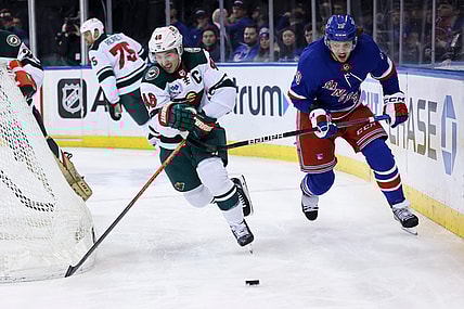 NHL: Minnesota Wild at New York Rangers