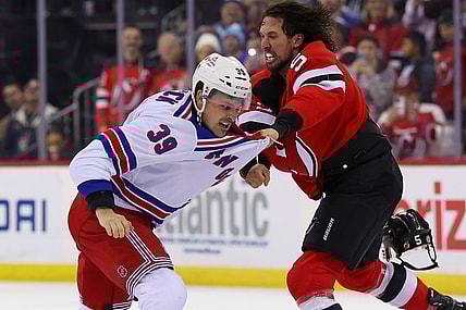 NHL: New York Rangers at New Jersey Devils