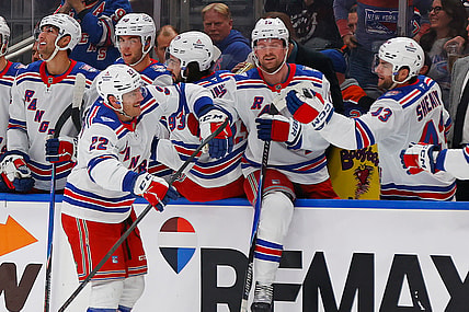 NHL: New York Rangers at Edmonton Oilers