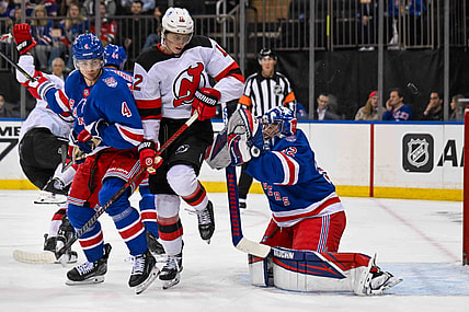 NHL: Preseason-New Jersey Devils at New York Rangers
