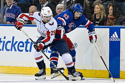 NHL: Stanley Cup Playoffs-Washington Capitals at New York Rangers