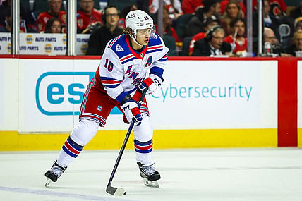 NHL: New York Rangers at Calgary Flames