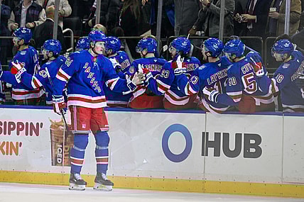 NHL: St. Louis Blues at New York Rangers