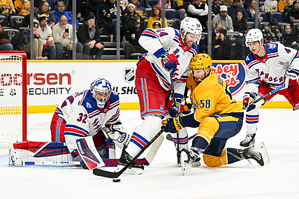 NHL: New York Rangers at Nashville Predators