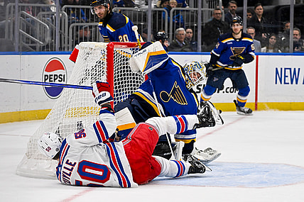 NHL: New York Rangers at St. Louis Blues