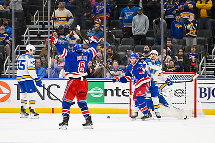 NHL: New York Rangers at St. Louis Blues