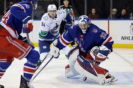 NHL: Vancouver Canucks at New York Rangers