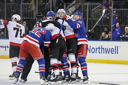 NHL: Ottawa Senators at New York Rangers