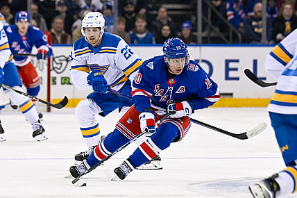 NHL: St. Louis Blues at New York Rangers
