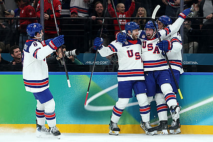 Olympics: Ice Hockey-Men Semifinal- USA-SVK
