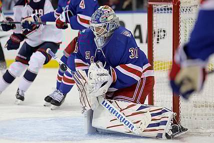 NHL: Columbus Blue Jackets at New York Rangers