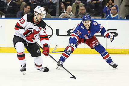 NHL: New Jersey Devils at New York Rangers