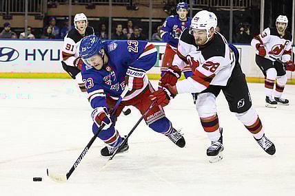 NHL: New Jersey Devils at New York Rangers