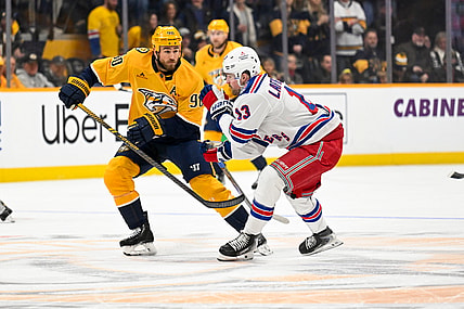 NHL: New York Rangers at Nashville Predators