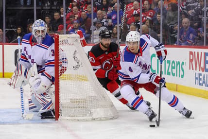 NHL: New York Rangers at New Jersey Devils