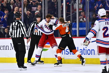 NHL: New York Rangers at Philadelphia Flyers