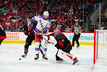 NHL: Stanley Cup Playoffs-New York Rangers at Carolina Hurricanes