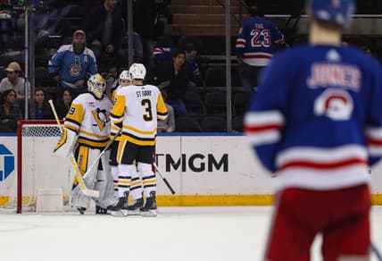 NHL: Pittsburgh Penguins at New York Rangers