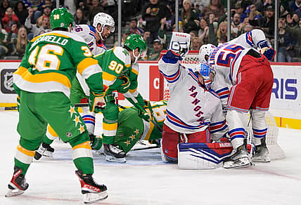 NHL: New York Rangers at Minnesota Wild
